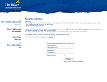 Tablet Screenshot of leerlingen.hetbaken.nl